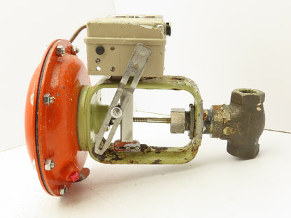 H.D. Baumann 32-24 588 Pneumatic Diaphragm Bronze Control Valve 1/2" Threaded