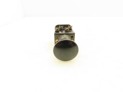 Allen Bradley 800H-DK2A Mushroom Head Push Button Black Ser A 1 NO 1 NC
