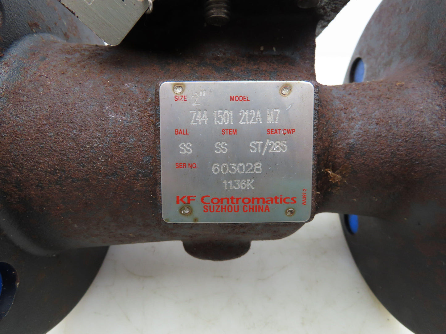 KF Contromatics Z441501212AM7 2" Steel Flanged Ball Valve Class 150 4 Bolt
