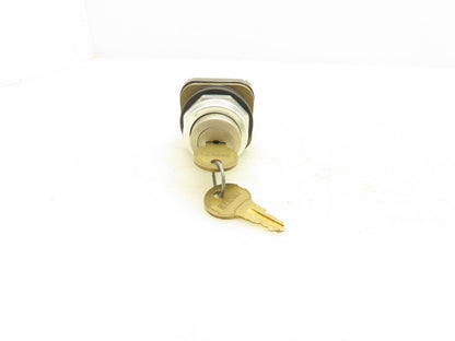 Allen Bradley 800T-NX191B Cylinder Lock Push Button 30 mm Ser A 1 NO 1 NC Keyed