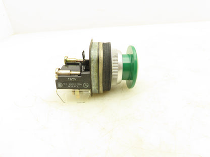 Allen Bradley 800T-D1D2 Mushroom Head Push Button Momentary 30mm 1 NC Contacts