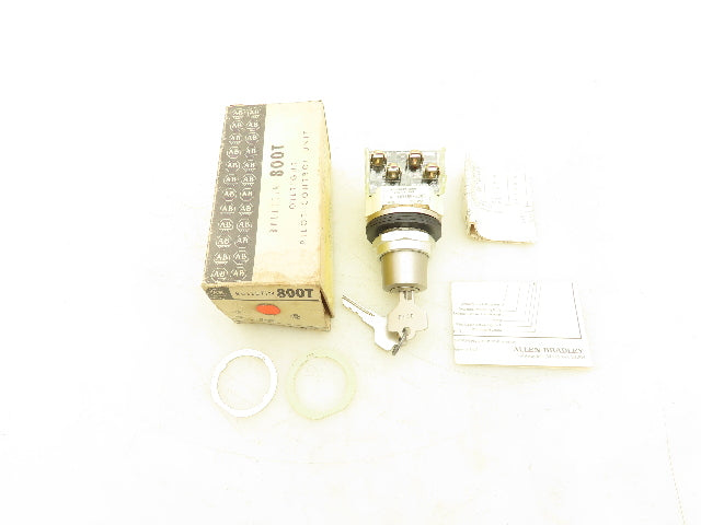 Allen Bradley 800T-N61KK4 Keyed Selector Switch 4 Position Maintained 30mm Ser N