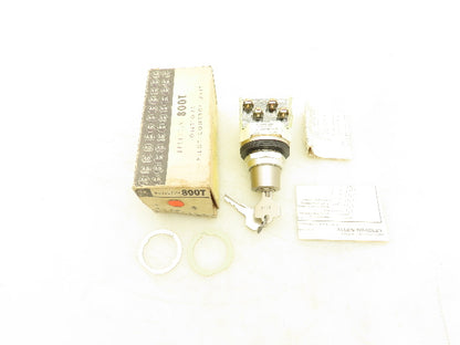 Allen Bradley 800T-N61KK4 Keyed Selector Switch 4 Position Maintained 30mm Ser N
