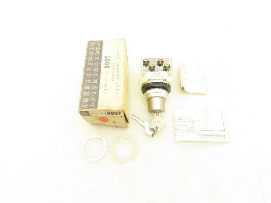 Allen Bradley 800T-N61KK4 Keyed Selector Switch 4 Position Maintained 30mm Ser N