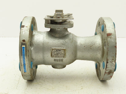 KTM EB862R-43/42ET-30 2" Steel Flanged Ball Valve Class 300 8 Bolt 720 Psi