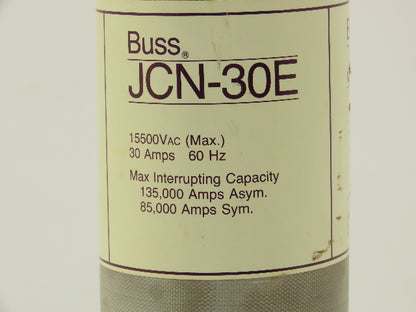Cooper Bussmann JCN-30E Buss Fuse 15,500VAC Max 30A 60Hz