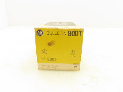 Allen Bradley 800T-J43A Keyed Selector Switch 3 Position 1 NO 1 NC Series N