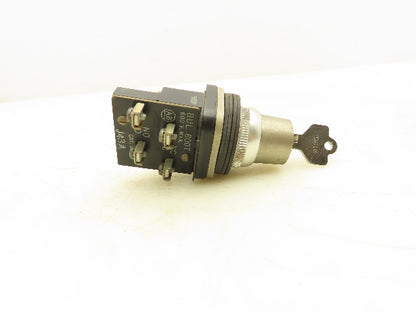 Allen Bradley 800T-J43A Keyed Selector Switch 3 Position 1 NO 1 NC Series N