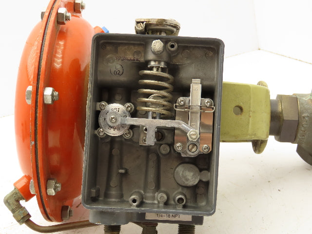 H.D. Baumann 32-24 588 Pneumatic Diaphragm Bronze Control Valve 1/2" Threaded