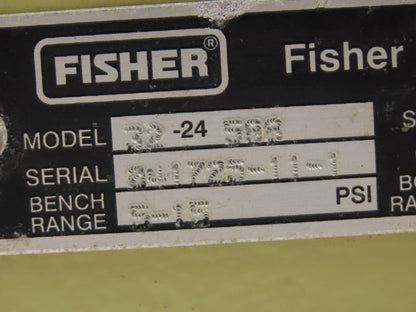 Fisher 32-24 588 Diaphragm Valve 1/2" 316 Flanged FieldVue Positioner 5-15 PSI