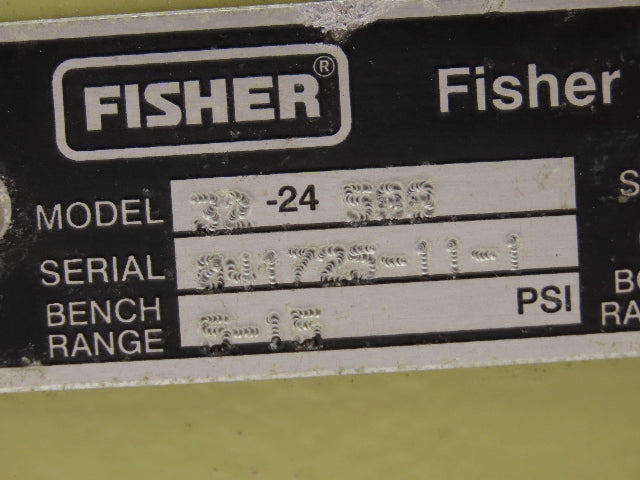 Fisher 32-24 588 Diaphragm Valve 1/2" 316 Flanged FieldVue Positioner 5-15 PSI