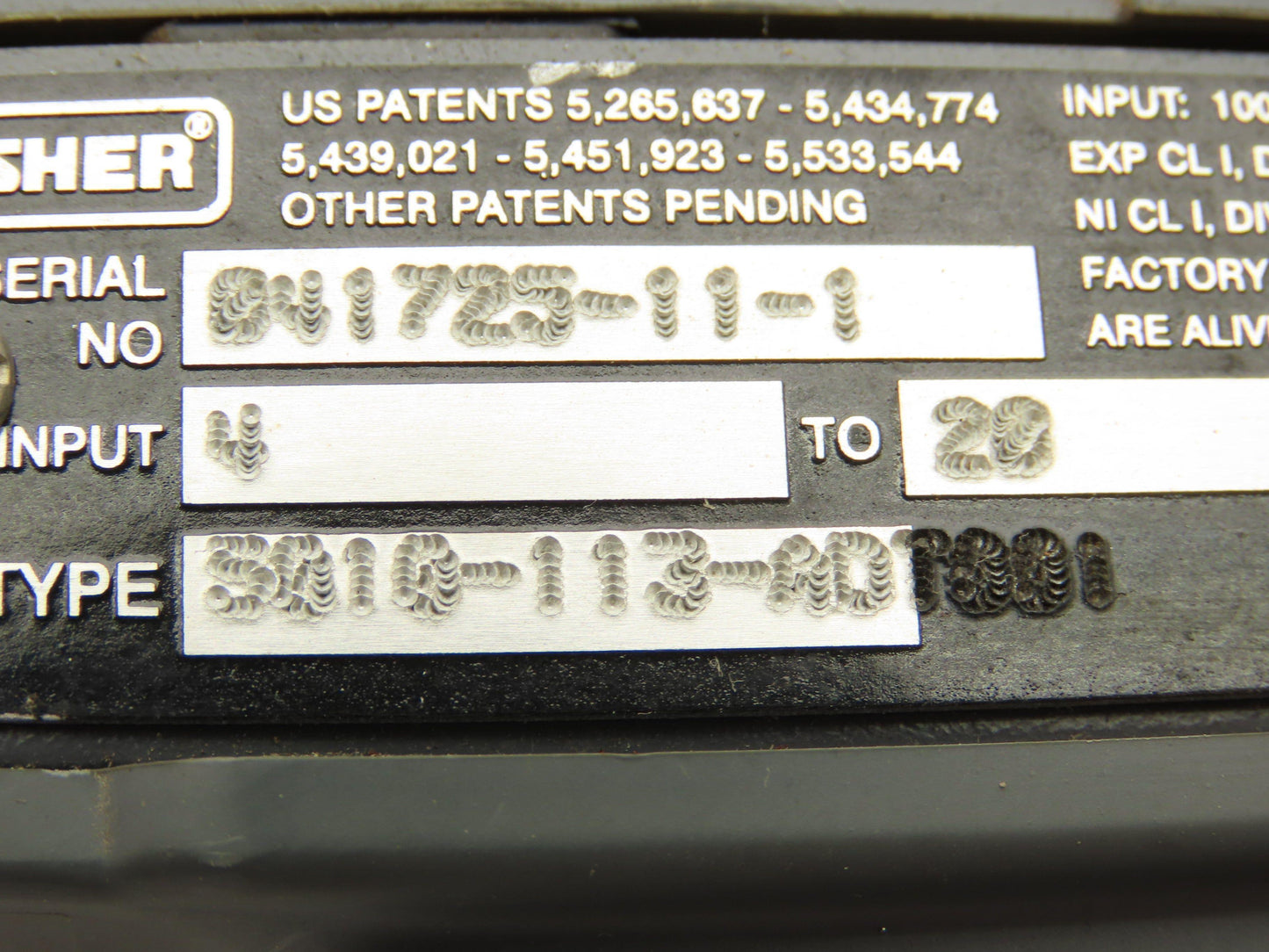Fisher 32-24 588 Diaphragm Valve 1/2" 316 Flanged FieldVue Positioner 5-15 PSI