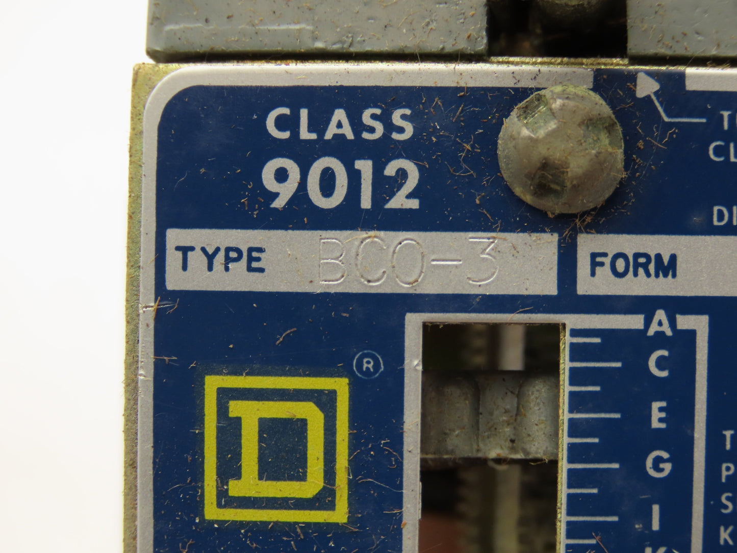 Square D 9012 BC0-3 Pressure Switch 60-64PSI 1/4" NPT 4-14 Differential