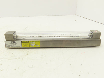 ABB 10A6132AB2B1X 5" Flow Meter 250PSIG 50 SCFH 1/4" NPT 1/4-25-G5