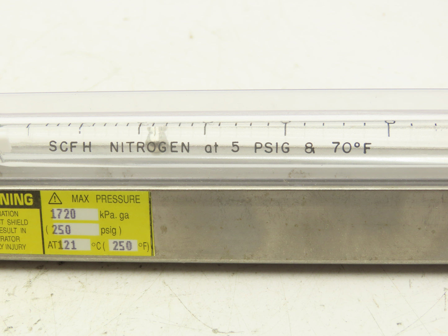 ABB 10A6132AB2B1X 5" Flow Meter 250PSIG 50 SCFH 1/4" NPT 1/4-25-G5