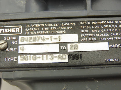 Fisher 32-24 588 Diaphragm Valve 1/2" 316 Flanged FieldVue Positioner 5-15 PSI