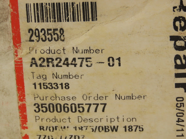 Flowserve 3R37813X547 Balanced Pusher Seal Sleeve And Pin Alloy 400