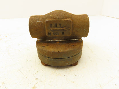 Bonney  Forge 097744-0030 Steel Valve 1/2" A105N CR13 Seat INT.HF 1/2 Npt