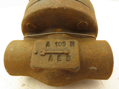 Bonney  Forge 097744-0030 Steel Valve 1/2" A105N CR13 Seat INT.HF 1/2 Npt