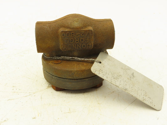 Bonney  Forge 097744-0030 Steel Valve 1/2" A105N CR13 Seat INT.HF 1/2 Npt
