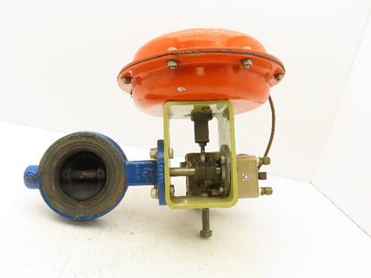 H.D. Baumann 21000 Pneumatic Diaphragm Butterfly Control Valve Positioner 3"
