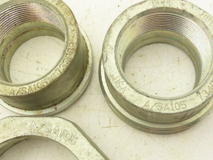 A/SA105 2" Threaded Pipe Fitting Union Lot of 2