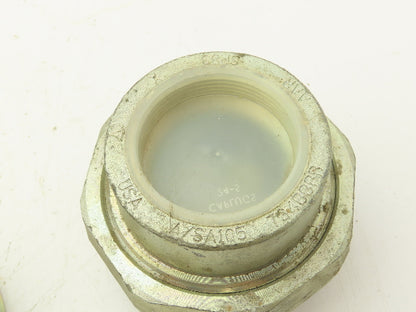 A/SA105 2" Threaded Pipe Fitting Union Lot of 2