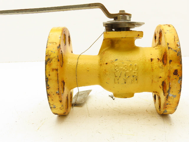 KTM EB862R-43/42ET-3C 2" Steel Flanged Ball Valve Class 300 8 Bolt 720 Psi