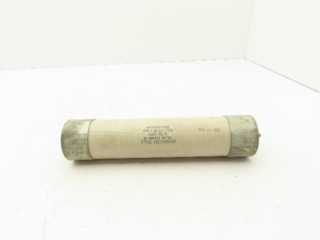 Westinghouse 680C386G03 Current Limiting Fuse 60 Amp 4.8kv Max Type EFD-1