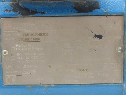 E+H Prosonic-M FMU40-SNB2D4 Ultrasonic Level Transmitter 14-30VDC 0.8W 16' Range