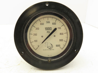 3D  Instruments 25504-29B21 Accu-Drive Pressure Gauge 4-1/2" 0-1000Psi 1/4" NPT