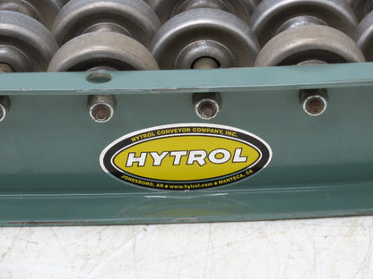 Hytrol 24"x 45° Curve Steel Skate Wheel Roller Gravity Conveyor Section