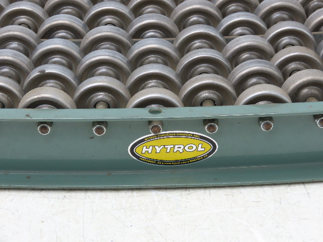 Hytrol 24"x 45° Curve Steel Skate Wheel Roller Gravity Conveyor Section