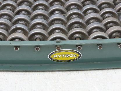 Hytrol 24"x 45° Curve Steel Skate Wheel Roller Gravity Conveyor Section