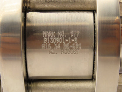 BNL HBV-A2-06-0057 Stainless Steel Ball Valve 1/4 Turn 3/4" 150# Mark 977