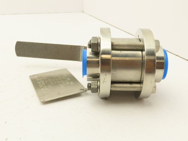 BNL HBV-A2-06-0057 Stainless Steel Ball Valve 1/4 Turn 3/4" 150# Mark 977