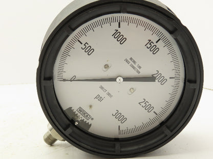 Wika 232.34DD 4.5" Pressure Guage 4-1/2" Dial 0-3000 Psi 1/4" NPT