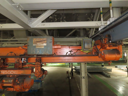 Cleveland Tramrail P&H 2 Ton Single Girder Underhung Bridge Crane 28' 4" Span