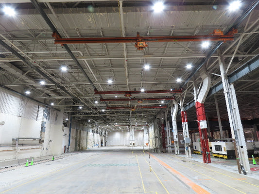 Cleveland Tramrail P&H 1/2 Ton Single Girder Underhung Bridge Crane 45' 10" Span