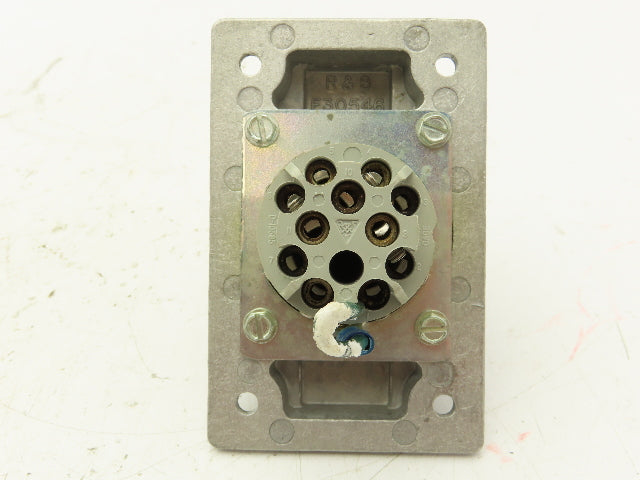 Russellstoll SKWR11G Pin and Sleeve Receptacle 11 Wire 20A 600V No Cover