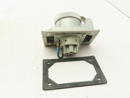 Russellstoll SKWR11G Pin and Sleeve Receptacle 11 Wire 20A 600V