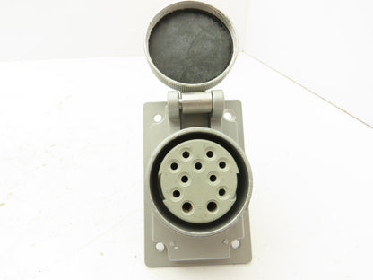 Russellstoll SKWR11G Pin and Sleeve Receptacle 11 Wire 20A 600V