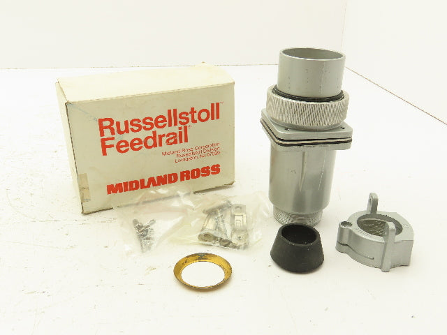 Russellstoll SKWP11G Pin Sleeve Plug 11 Wire 10 Pole Watertight 20A 600VAC