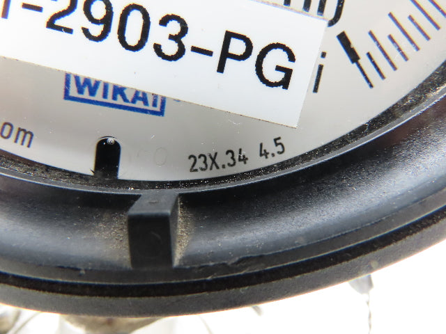 Wika Xsel 23X.34 4.5 Pressure Guage 4-1/2" Dial 0-60Psi w/6" Flanged Diaphragm