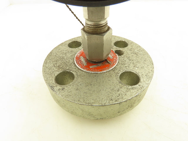 Wika Pressure Guage 4-1/2" Dial 0-100Psi w/5" Flanged Diaphragm Seal