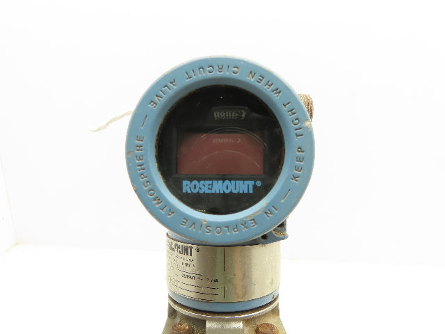 Rosemount CD2A22A1AB4I5M5 Pressure Transmitter 0-250" H20 3626Psi 10.5-55VDC