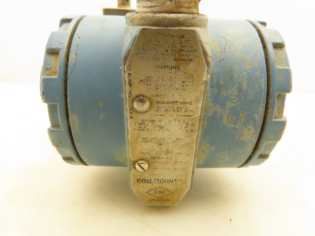 Rosemount 3051CD2A02A1AH2L4I5 Pressure Transmitter 0-250" H20 3626Psi 10.5-55VDC