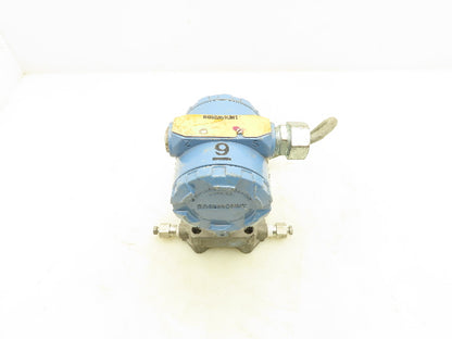 Rosemount 3051PD3A22A1AB4 Pressure Transmitter 0-1000" H20 3626Psi 10.5-55VDC