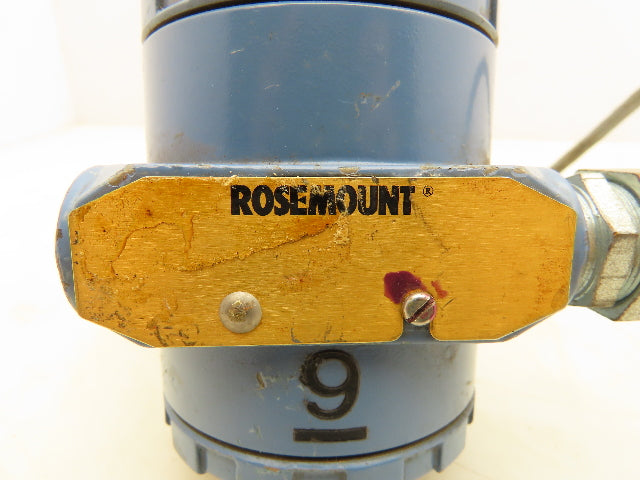 Rosemount 3051PD3A22A1AB4 Pressure Transmitter 0-1000" H20 3626Psi 10.5-55VDC