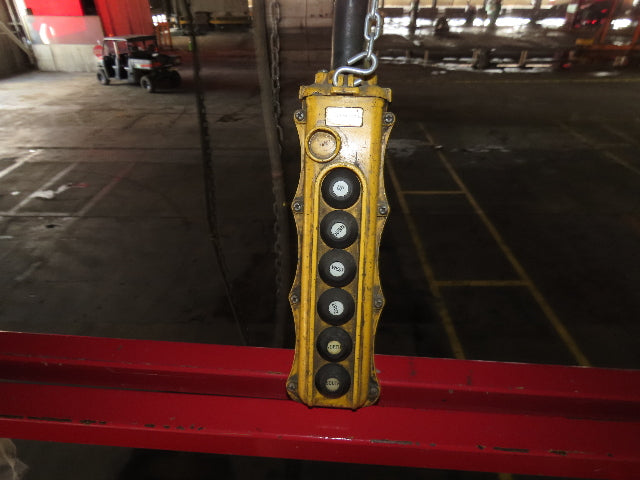 Cleveland Tramrail P&H 3 Ton Single Girder Underhung Bridge Crane 46' Span